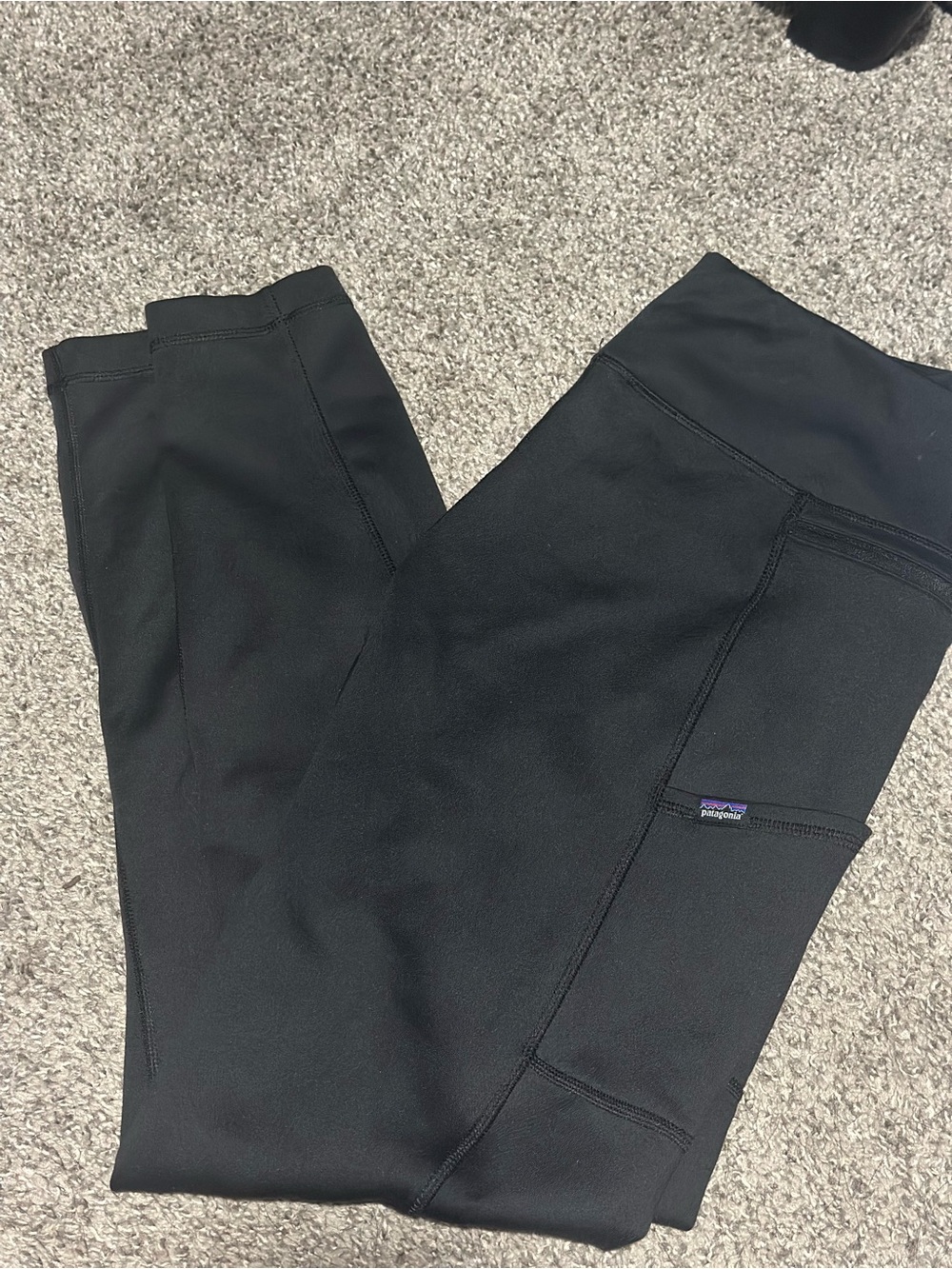 Patagonia Black Pocket Performance Leggings